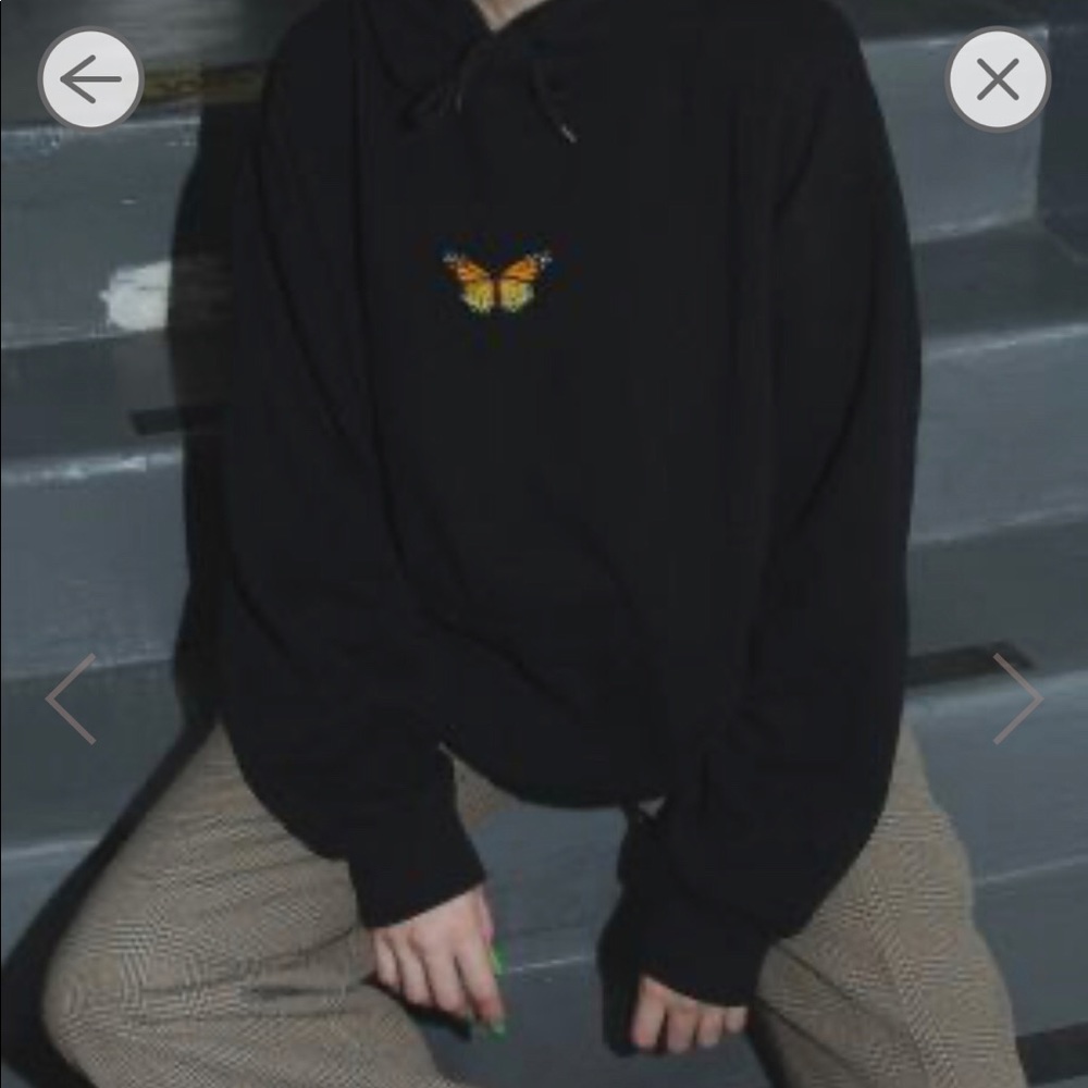 christy butterfly hoodie